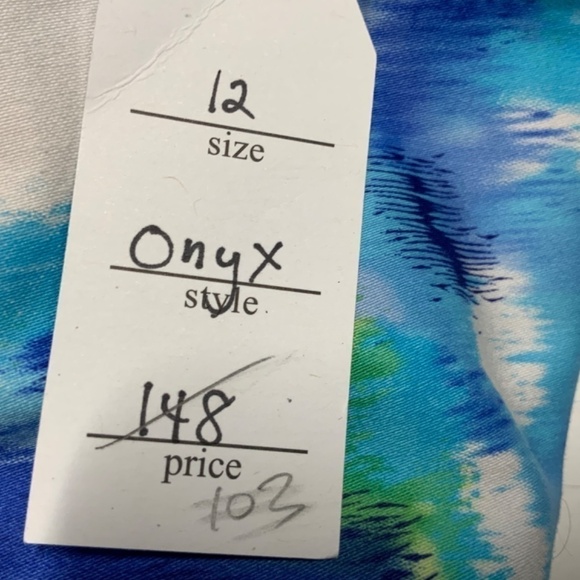 Clothes by Muriel Dombret Floral Cotton Gathered Tank Top NWT US Sz 12 - Picture 9 of 11